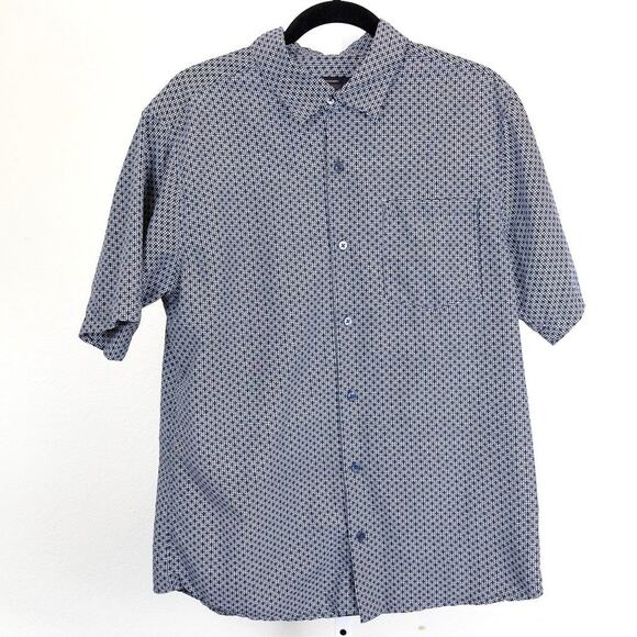 Hydrogen Gray Black Casual Mens Button Down Shirt. Medium - Picture 1 of 4